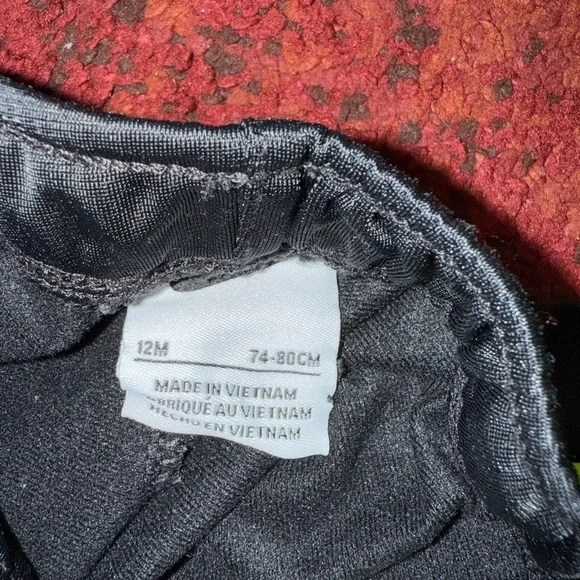 Nike Kids Bodysuit and Pants - White, Black, Neon Yellow - Picture 2 of 5